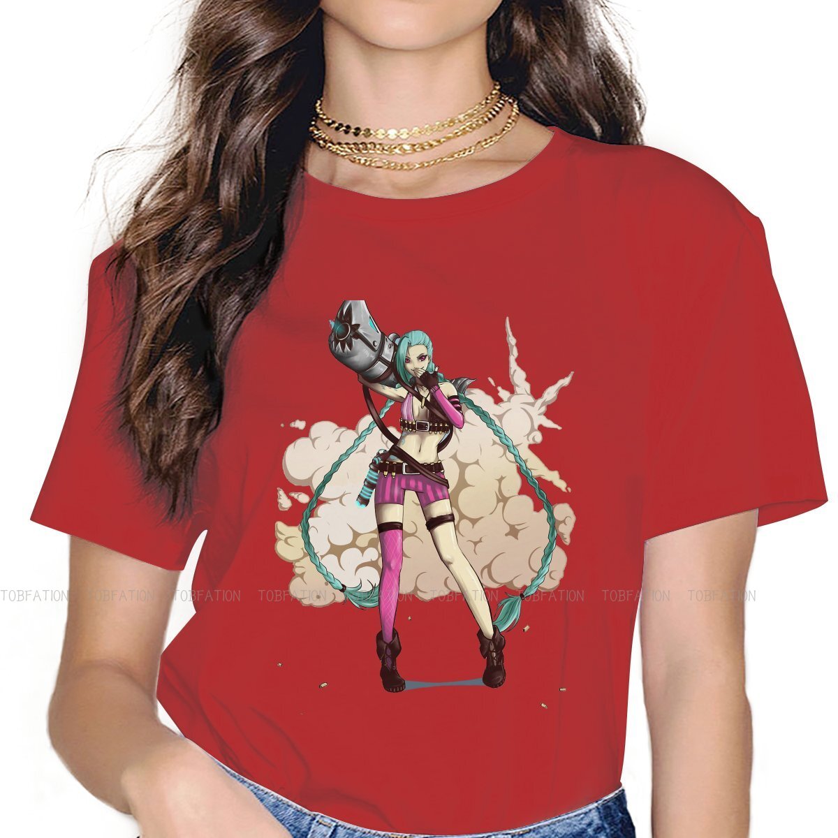 Beauty Jinx T Shirt - League of Legends Fan Store