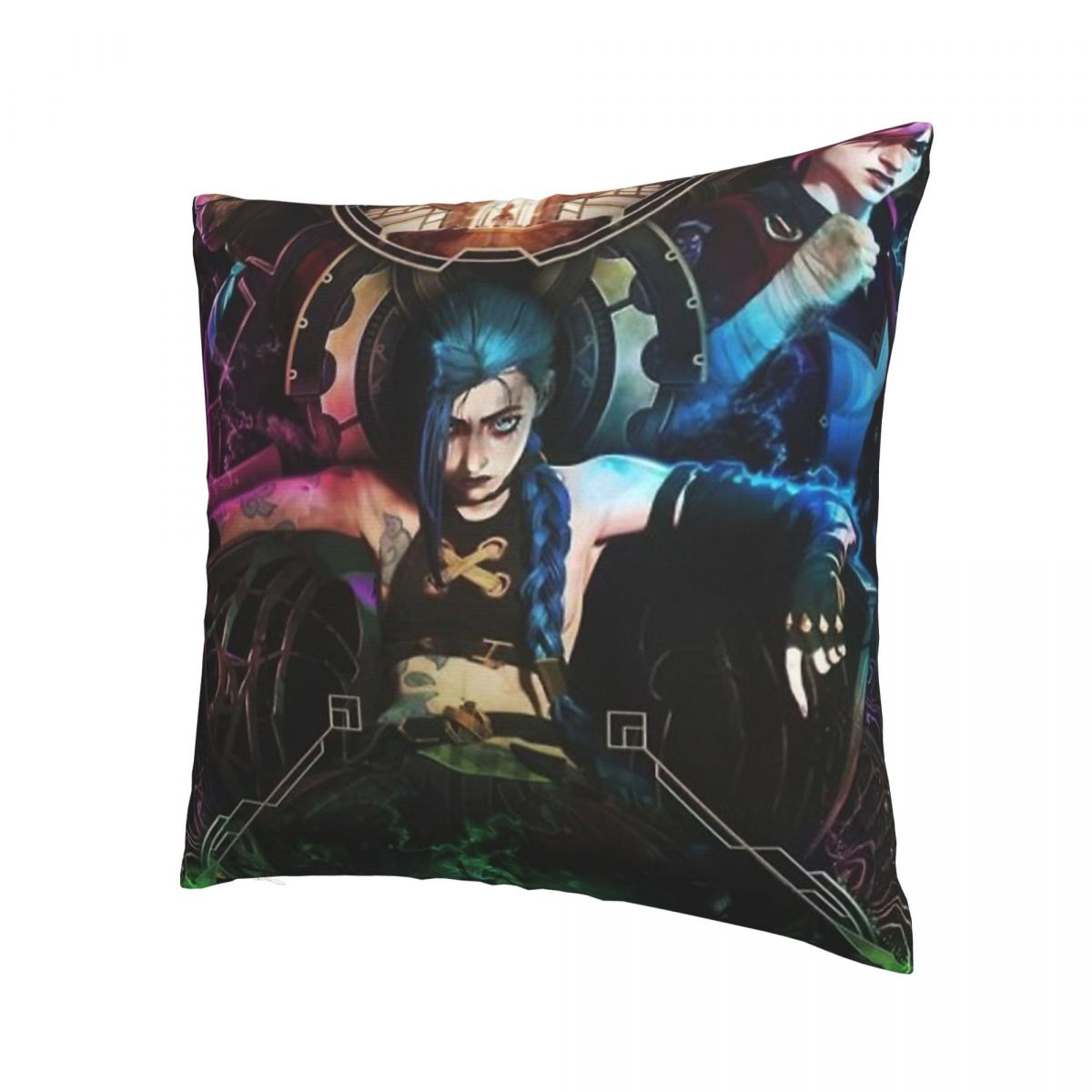 Jinx Polyester Cushion Cover Arcane - League of Legends Fan Store