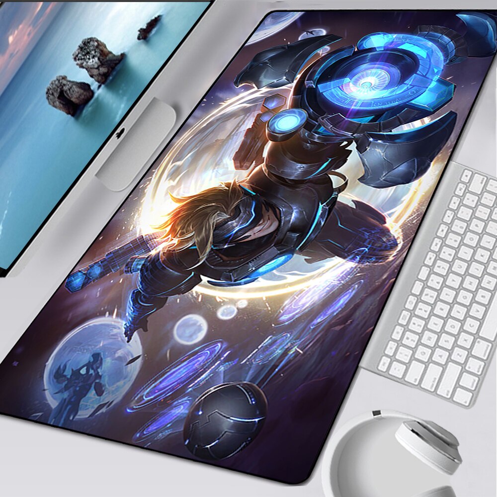 LoL Ezreal Gaming Mousepads, Porcelain Protector Ezreal, Faerie Court Ezreal, Pajama Guardian Ezreal, SSG Ezreal, Pulsefire Ezreal, TPA Ezreal, Ace of Spades Ezreal, Nottingham Ezreal, League of Legends Deskmat Gift