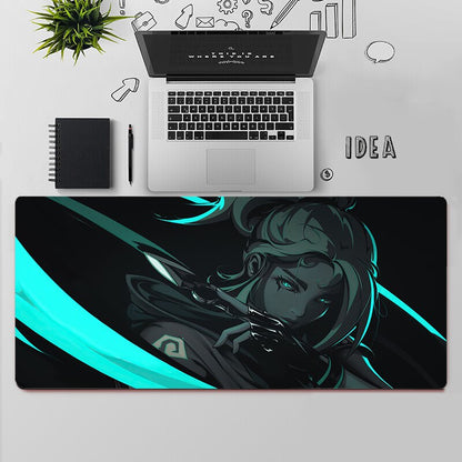 Valorant Jett Desk Mats | Valorant Gaming Mousepads | Gift For Agent Jett Player