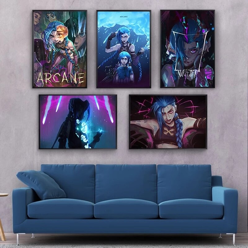 "The First Animated Drama" Arcane Series Poster - Canvas Painting - League of Legends Fan Store