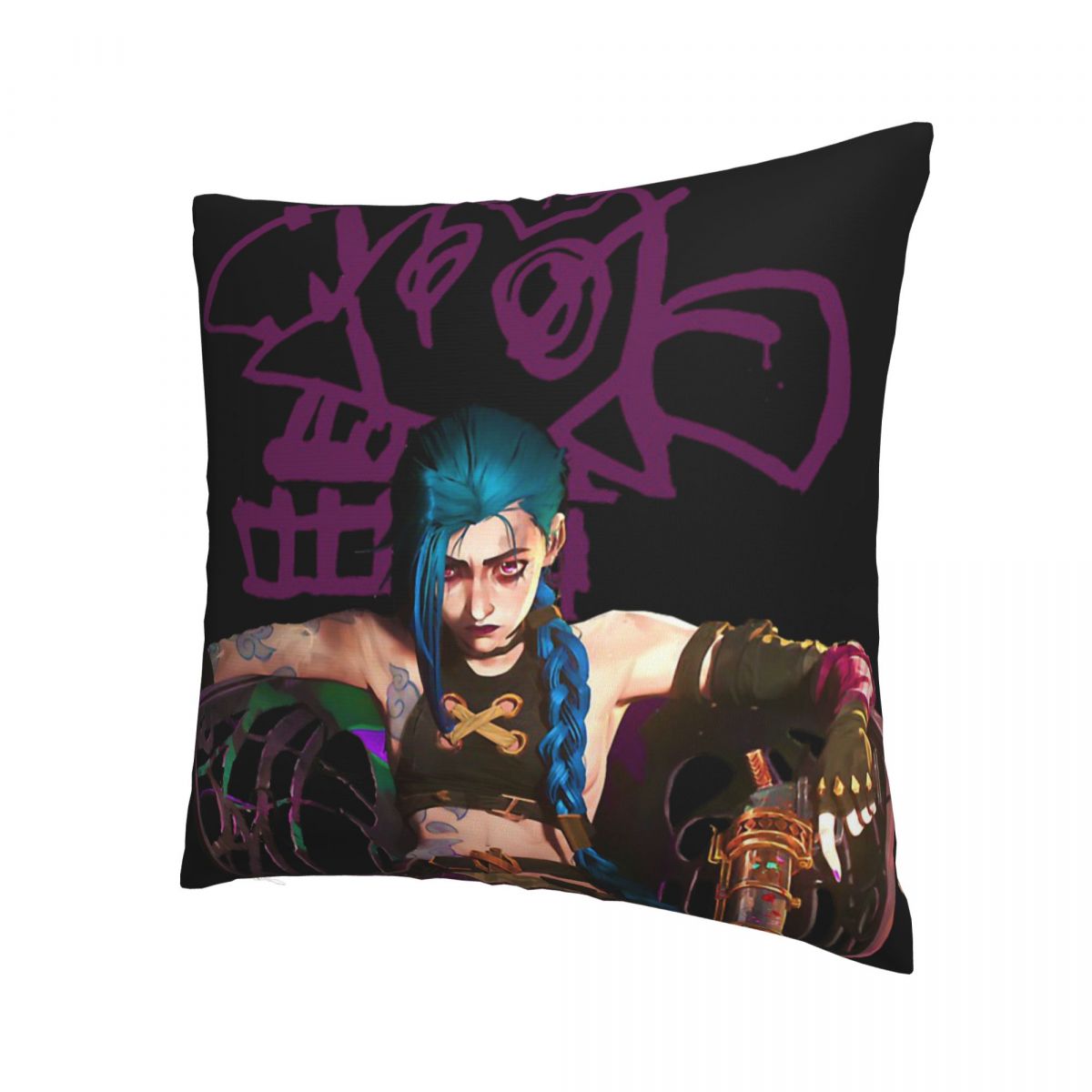 You are Jinx Throw Pillow Case - League of Legends Fan Store