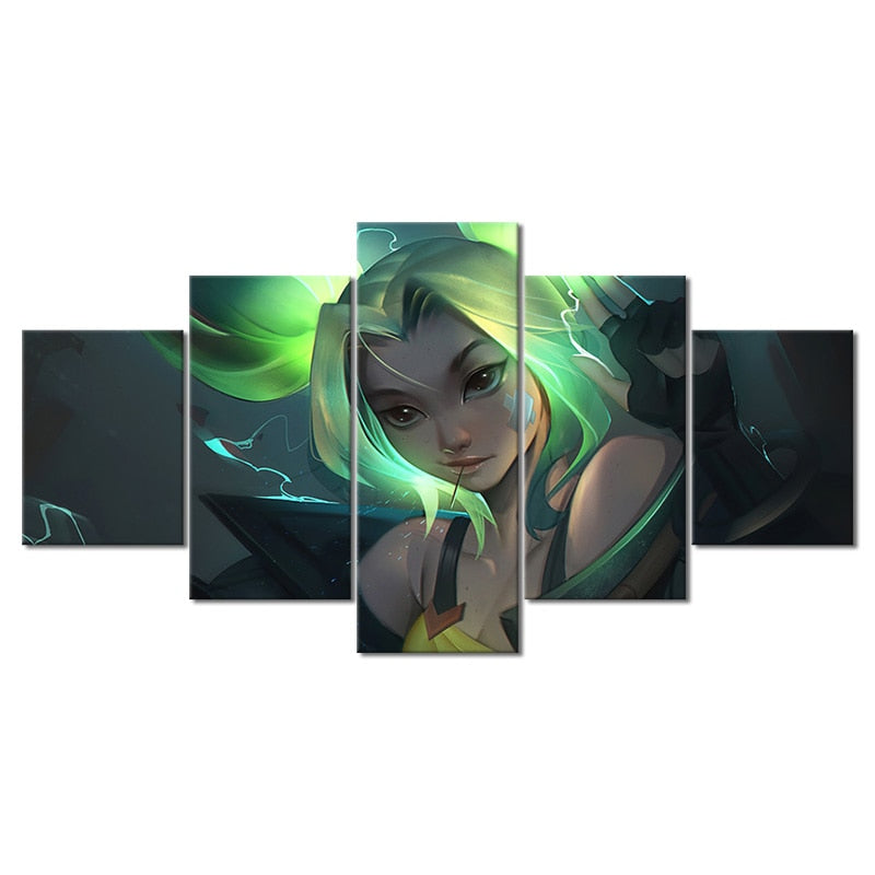 Zeri Poster - Canvas Painting - League of Legends Fan Store