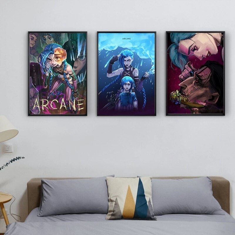 "The First Animated Drama" Arcane Series Poster - Canvas Painting - League of Legends Fan Store