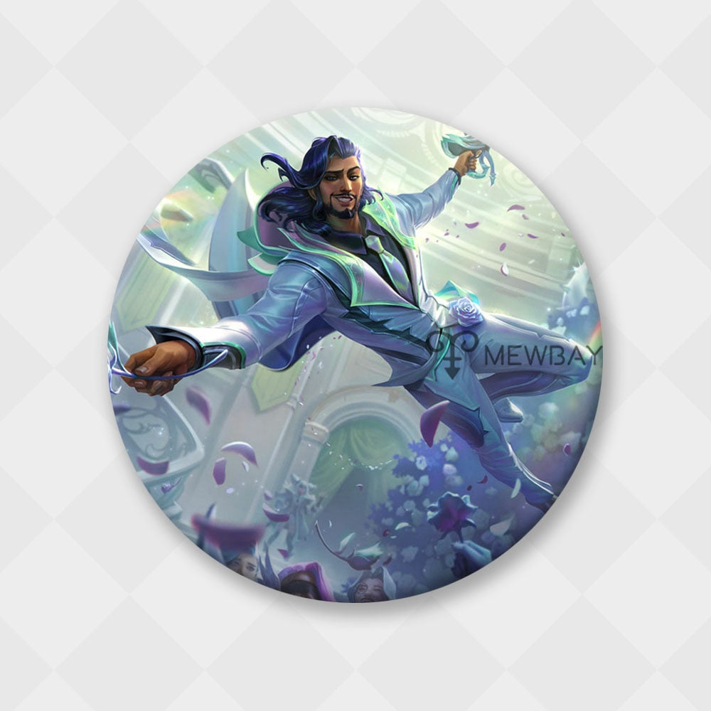 League of Legends Akshan Badge - League of Legends Fan Store