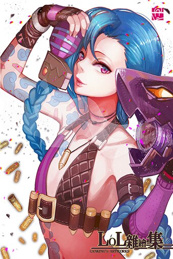 Diamond Art Mosaic -- Jinx Miss Fortune LeBlanc - League of Legends Fan Store