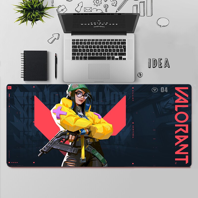 Valorant Killjoy Mousepads | Valorant Gaming Desk Mat Collection