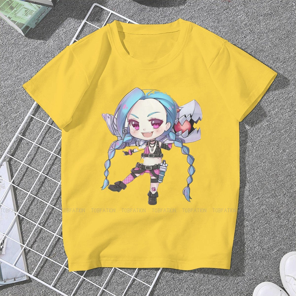 Bubbly Jinx Hipster T-Shirts - League of Legends Fan Store