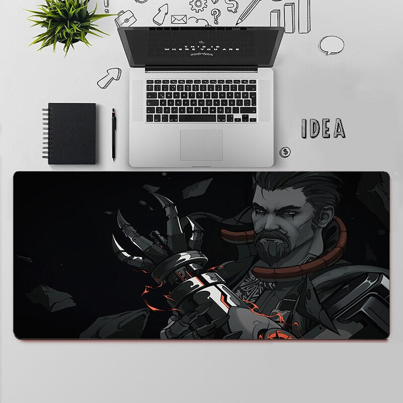 Valorant Breach Desk Mats | Valorant Gaming Mousepads | Gift For Agent Breach Player