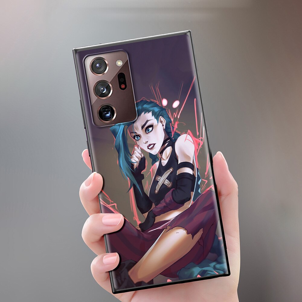 Collection 2 Case For Samsung Galaxy Note 20 Ultra 10 Plus 9 8 A50 A70 A30 A20 A10 M51 M31 M30s A40 A10e Soft Phone Cover Arcane Hot Anime - League of Legends Fan Store