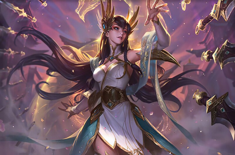 "Eternal Forest / Empress" Series 2 Poster - Canvas Painting - League of Legends Fan Store