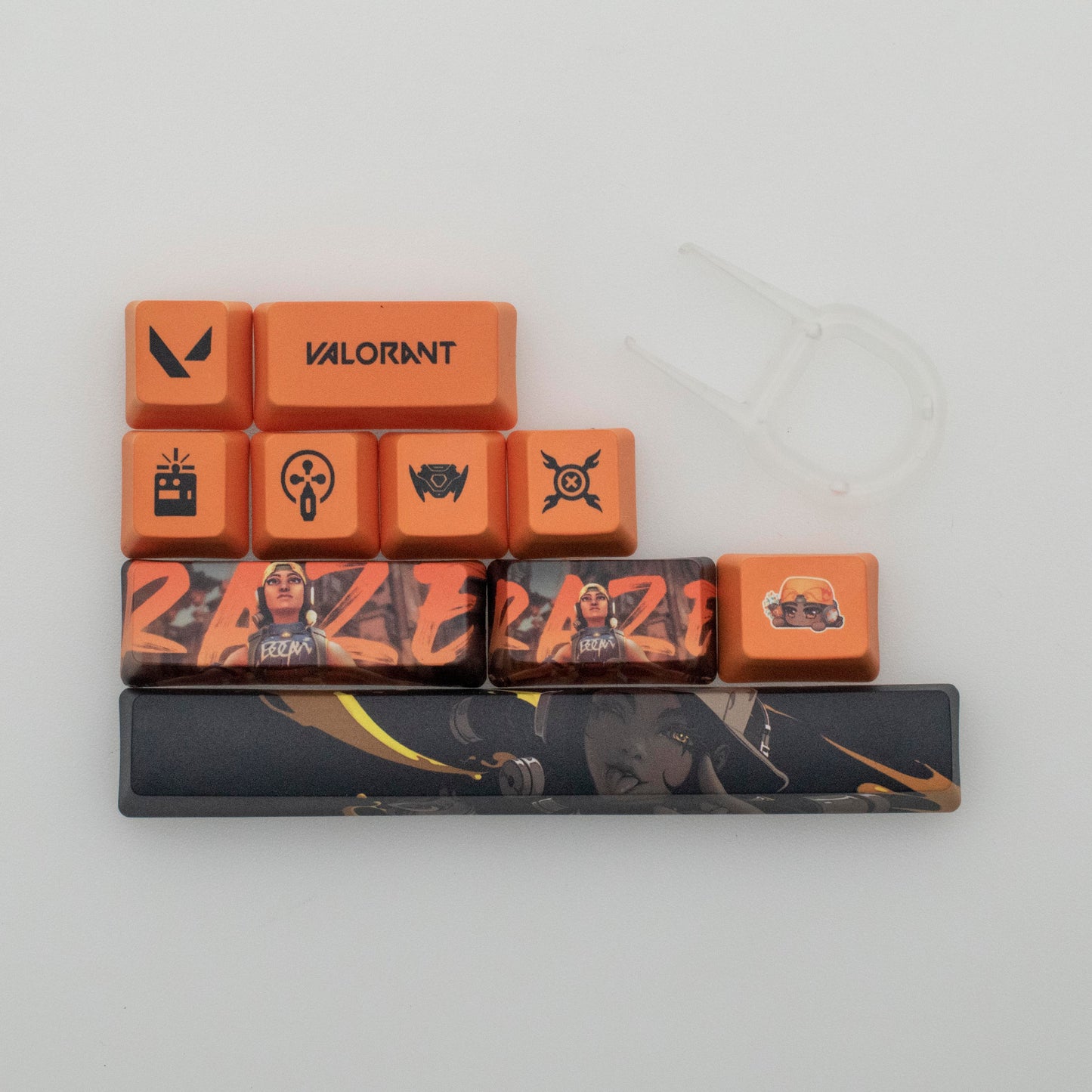 Valorant Raze Custom Keycaps -  Best Gift for Valorant Player - Gamer Keycap Series