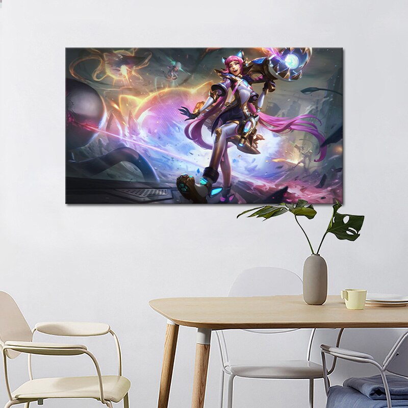 "Prestige Battle" Jinx Poster - Canvas Painting - League of Legends Fan Store