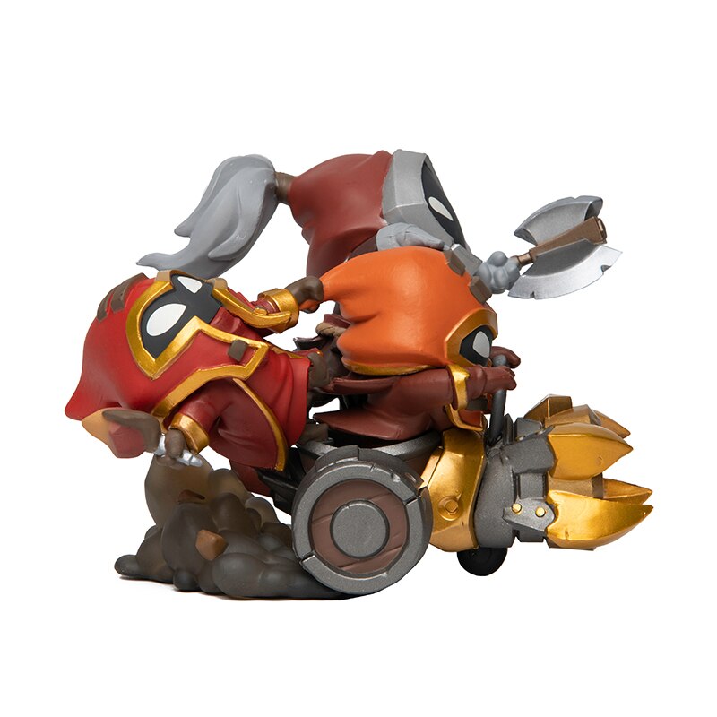 Red Party Artillery Car Little Soldier Figure - League of Legends Fan Store