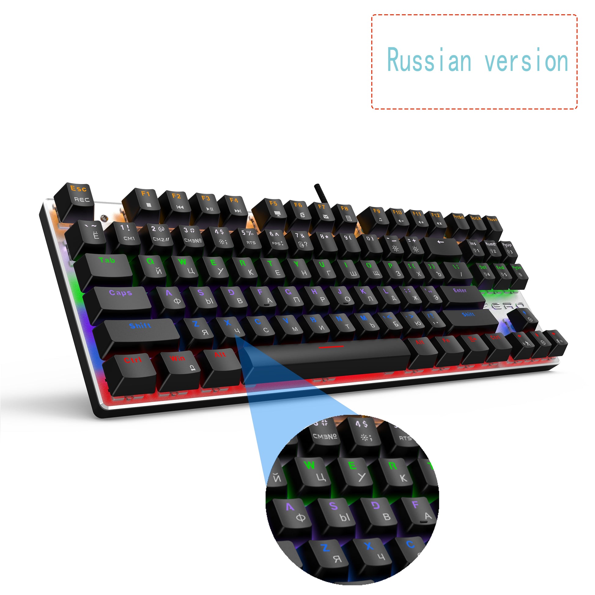 Metoo  Edition Mechanical Keyboard Blue Switch - League of Legends Fan Store