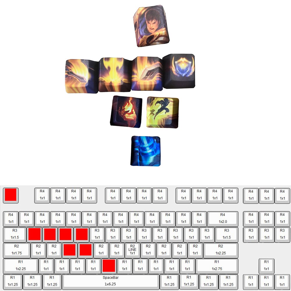 League of Legends Custom Keycaps Seris - League of Legends Fan Store