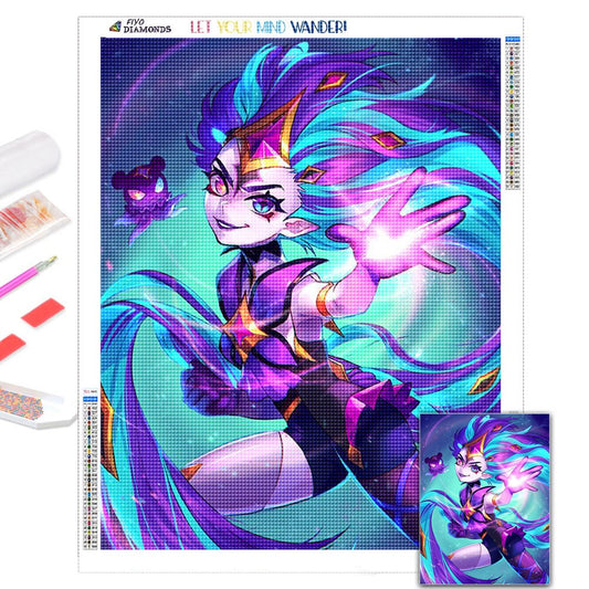 Diamond Art Mosaic -- Neeko Zoe - League of Legends Fan Store