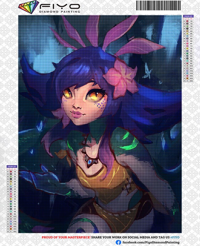 Diamond Art Mosaic -- Neeko Zoe - League of Legends Fan Store