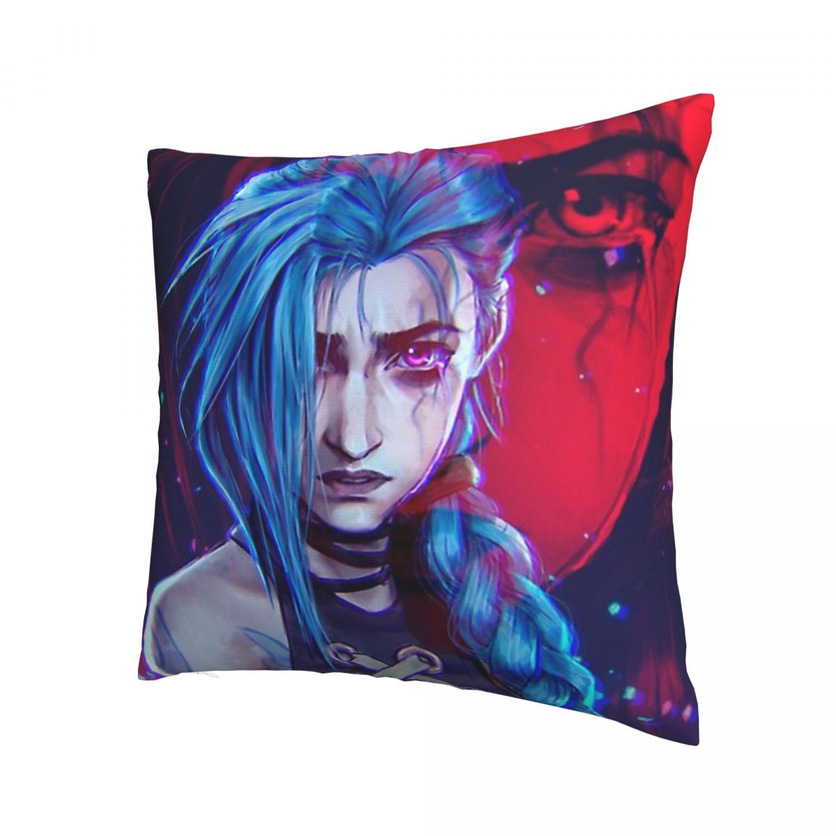 Jinx Face Pillowcase Arcane - League of Legends Fan Store