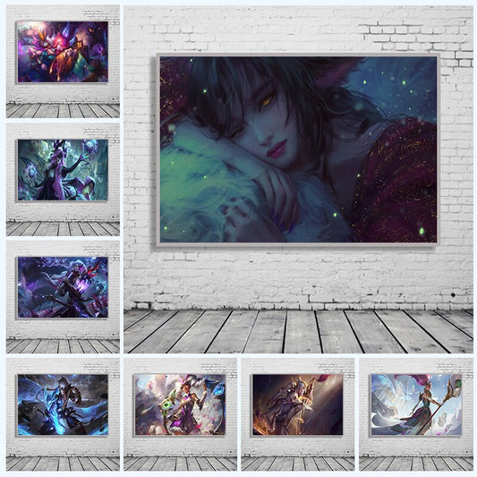 "Eternal Forest / Empress" Series 1 Poster - Canvas Painting - League of Legends Fan Store