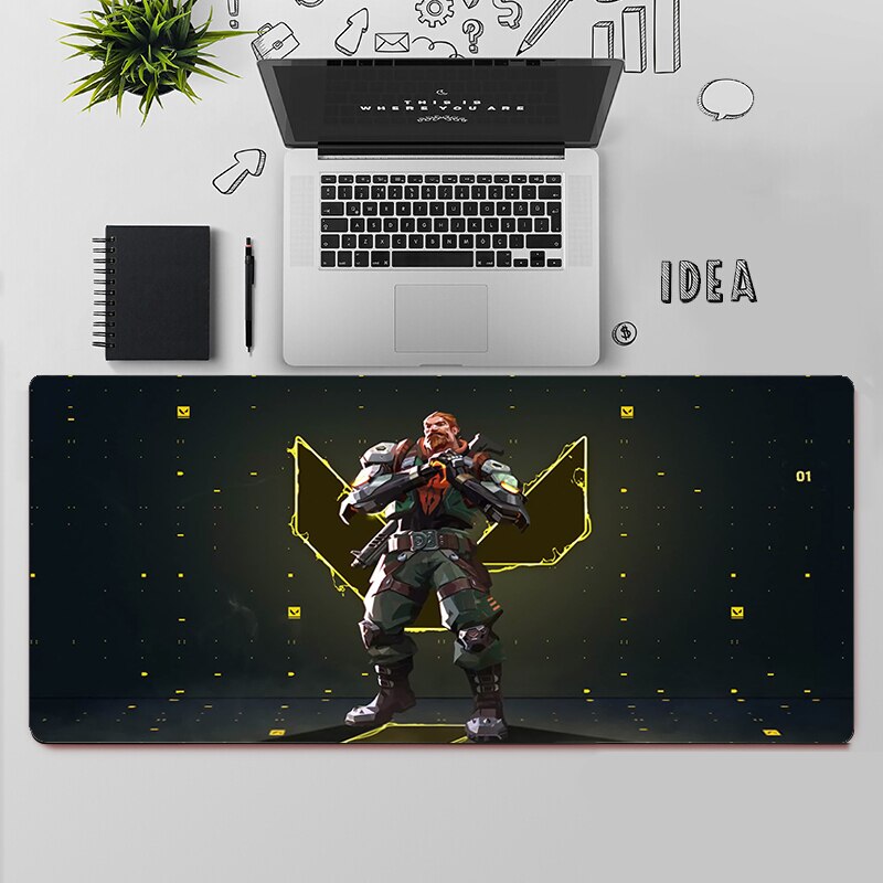 Valorant Breach Desk Mats | Valorant Gaming Mousepads | Gift For Agent Breach Player