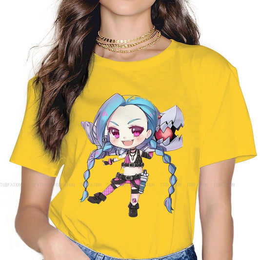 Bubbly Jinx Hipster T-Shirts - League of Legends Fan Store