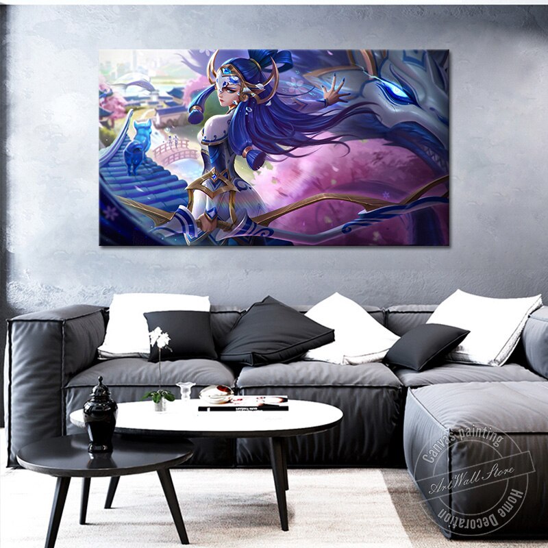 Kindred Ezreal Lux Poster - Canvas Painting - League of Legends Fan Store