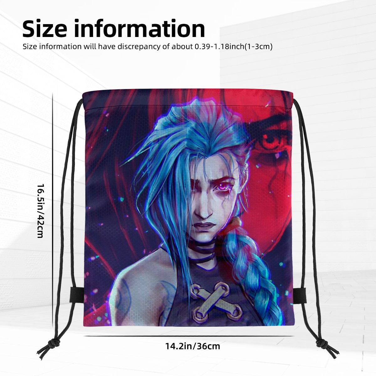 Jinx Face Backpack - League of Legends Fan Store