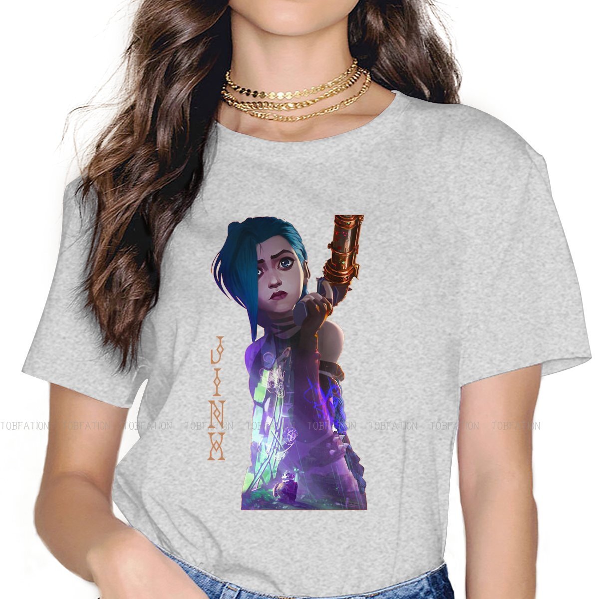 Arcane Jinxxx Fashion T-Shirts - League of Legends Fan Store