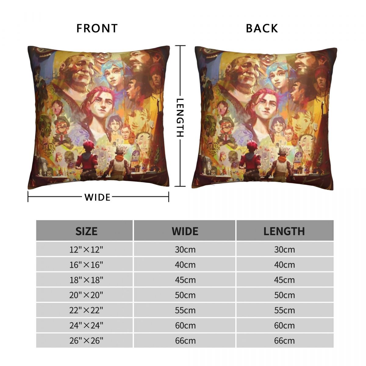 Ekko -  Vi Throw Pillow Case - League of Legends Fan Store