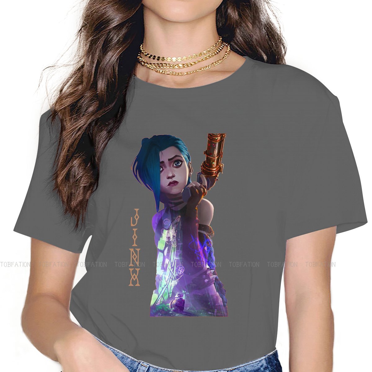 Arcane Jinxxx Fashion T-Shirts - League of Legends Fan Store