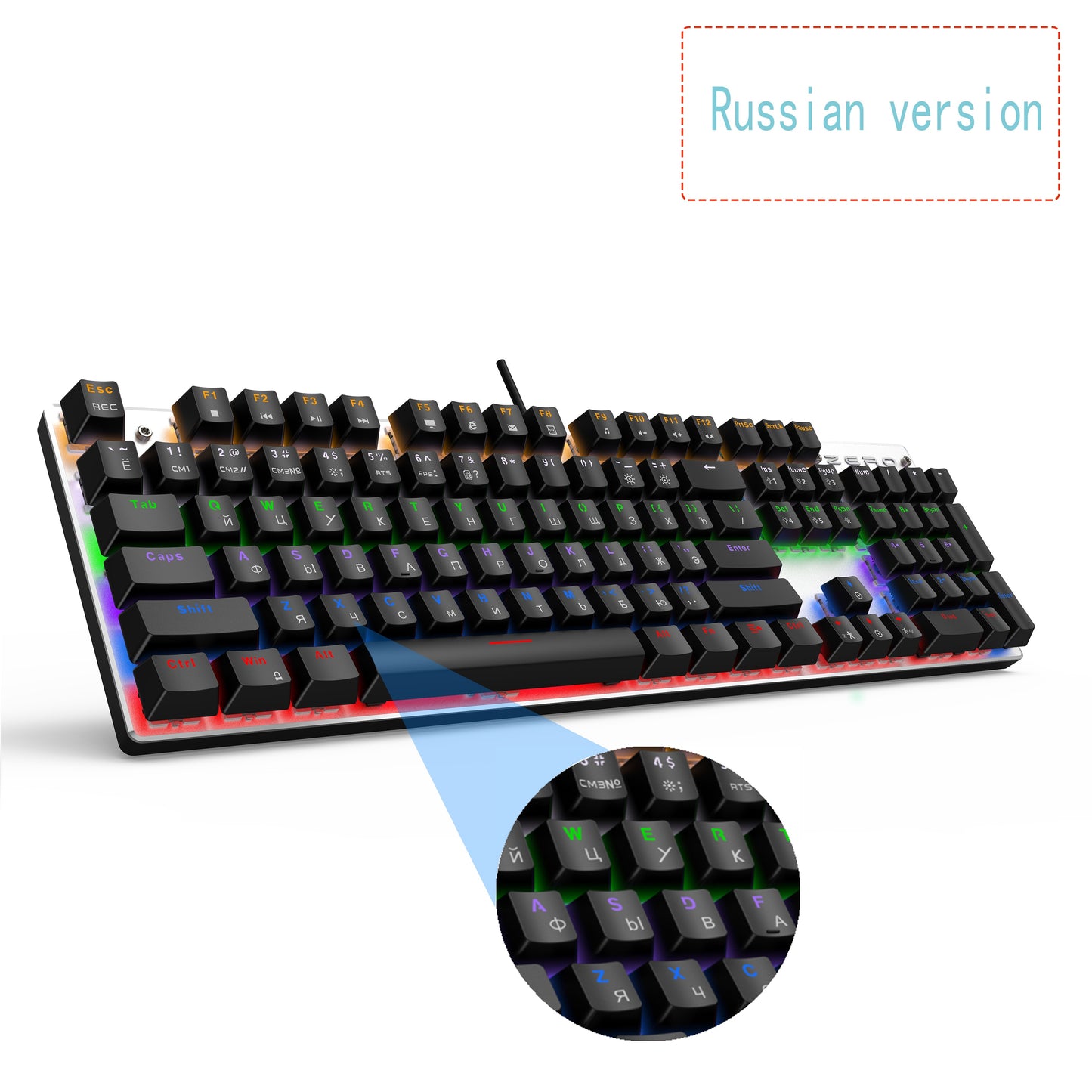 Metoo  Edition Mechanical Keyboard Blue Switch - League of Legends Fan Store