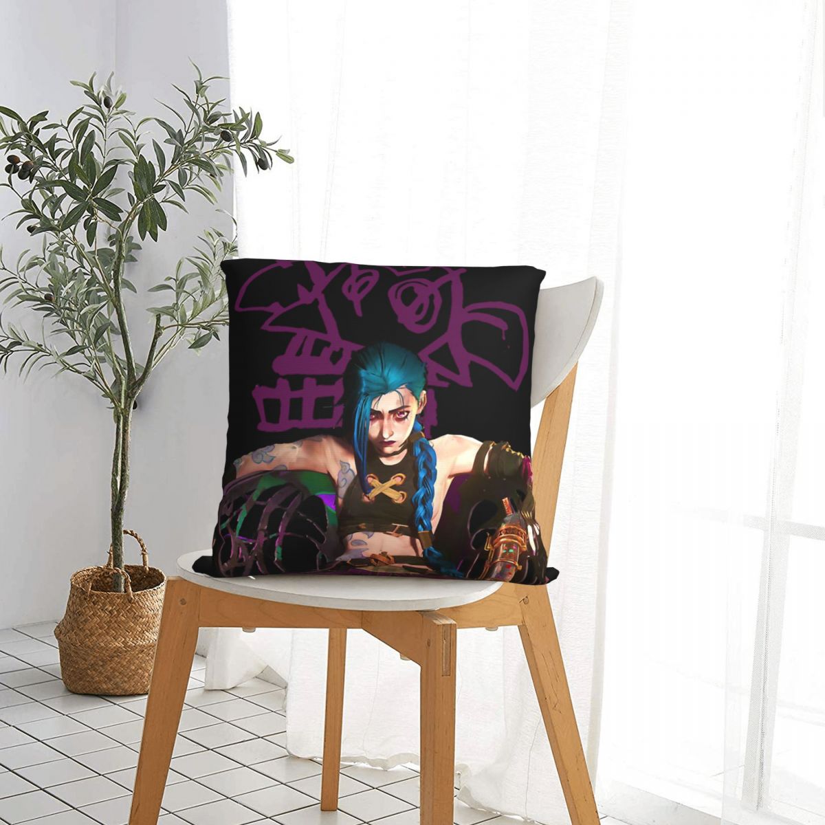 You are Jinx Throw Pillow Case - League of Legends Fan Store