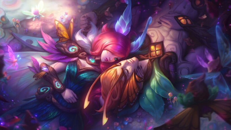 "Eternal Forest / Empress" Series 1 Poster - Canvas Painting - League of Legends Fan Store