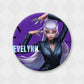 League of Legends Badge K/DA ALL OUT Kaisa Ahri Seraphine Akali Evelynn Metal Brooch - League of Legends Fan Store