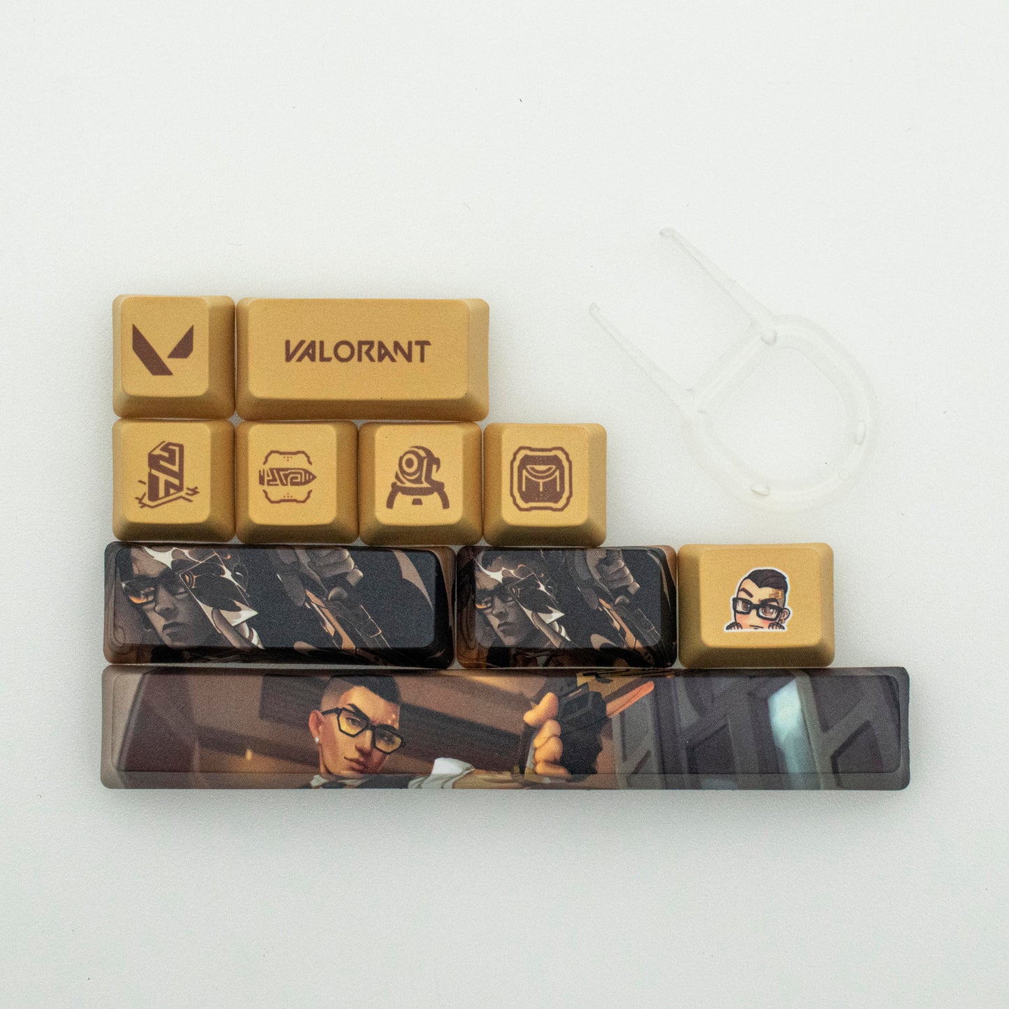 Valorant Chamber Custom Keycaps -  Best Gift for Valorant Player - Gamer Keycap Series