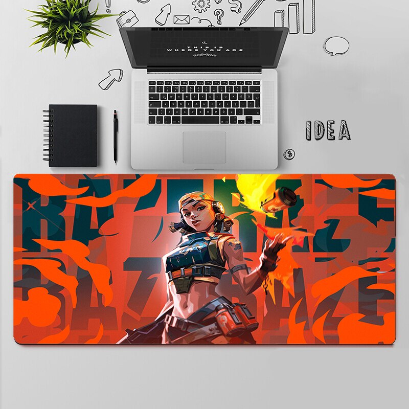 Valorant Raze Desk Mats | Valorant Gaming Mousepads | Gift For Agent Raze Player