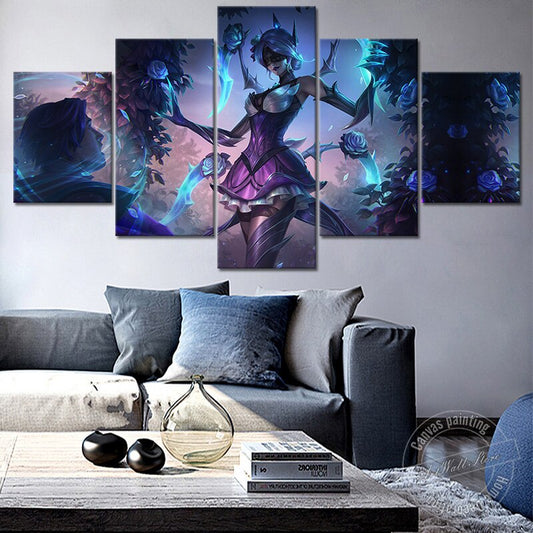 "Withered Rose" Elise Poster - Canvas Painting - League of Legends Fan Store