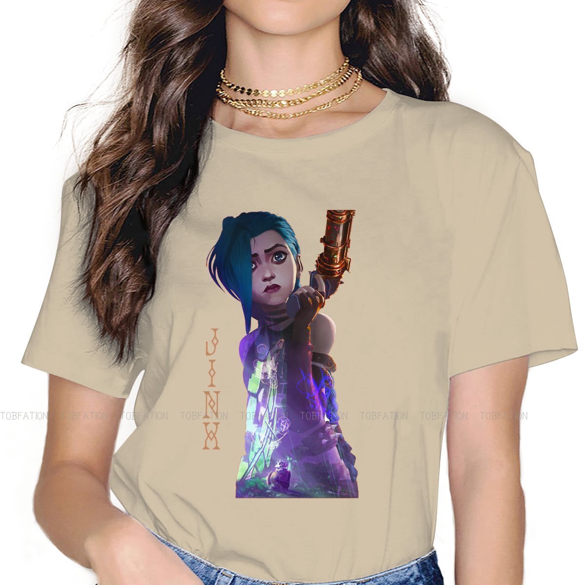 Arcane Jinxxx Fashion T-Shirts - League of Legends Fan Store