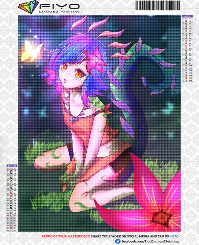 Neeko and Zoe Series 1 Diamond Art Mosaic - League of Legends Fan Store