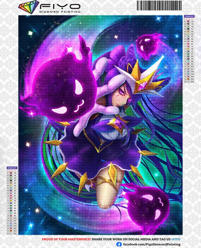 Diamond Art Mosaic -- Neeko Zoe - League of Legends Fan Store