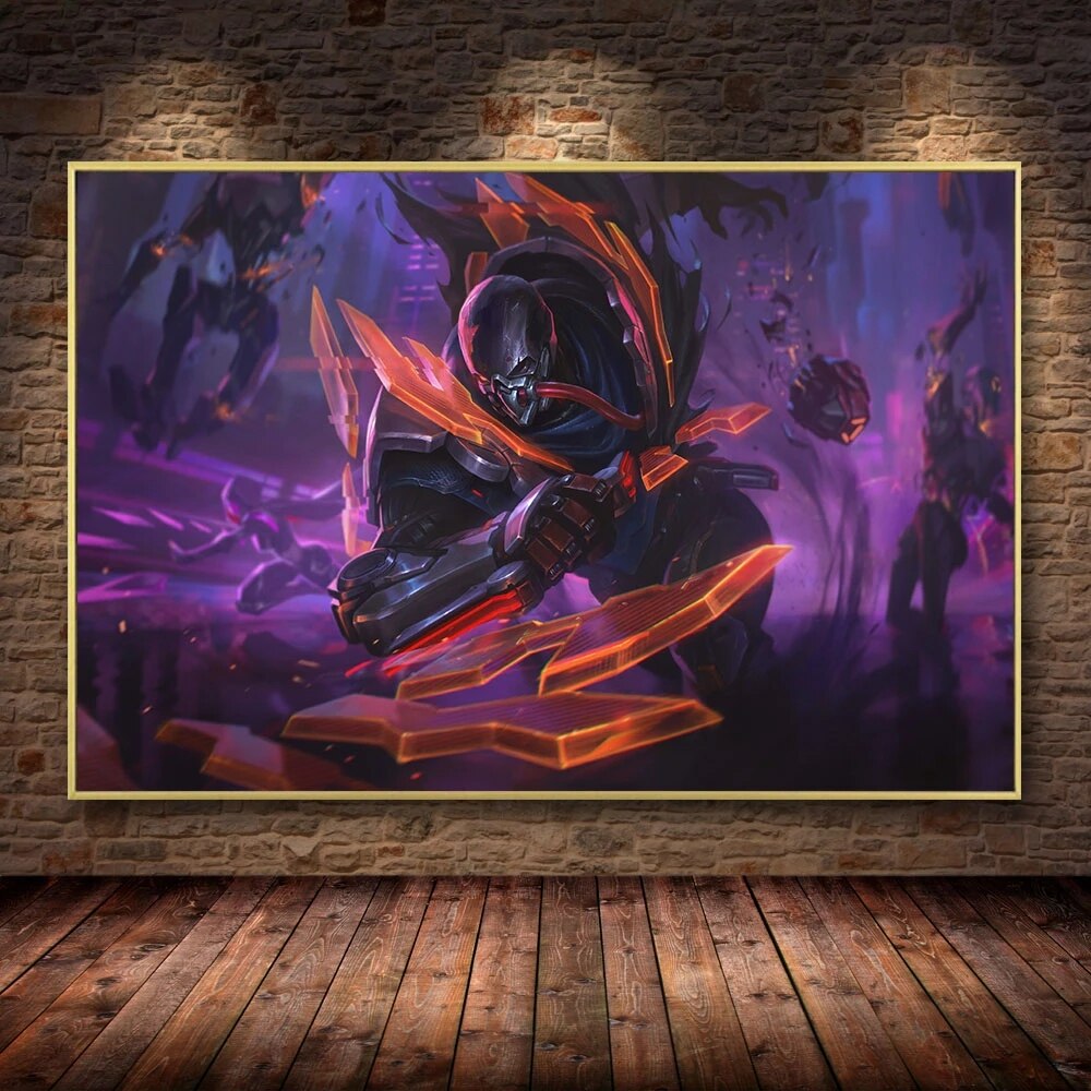 "Source Plan"  Poster - Canvas Painting Series 1 - League of Legends Fan Store