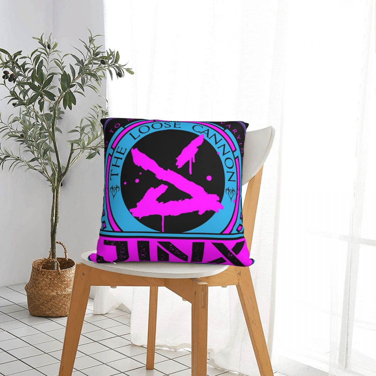 JINX Polyester Cushion Cover Arcane - League of Legends Fan Store