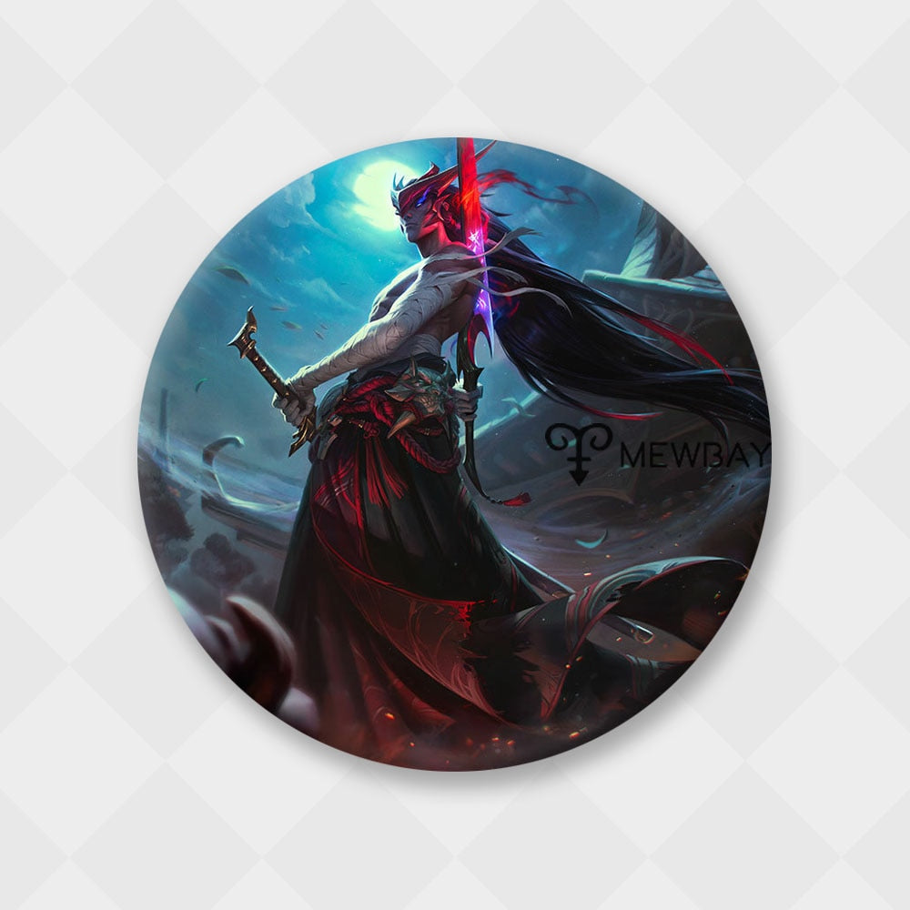 League of Legends Yone Battle Academia Dawnbringer Badge - Brooch Collection - League of Legends Fan Store