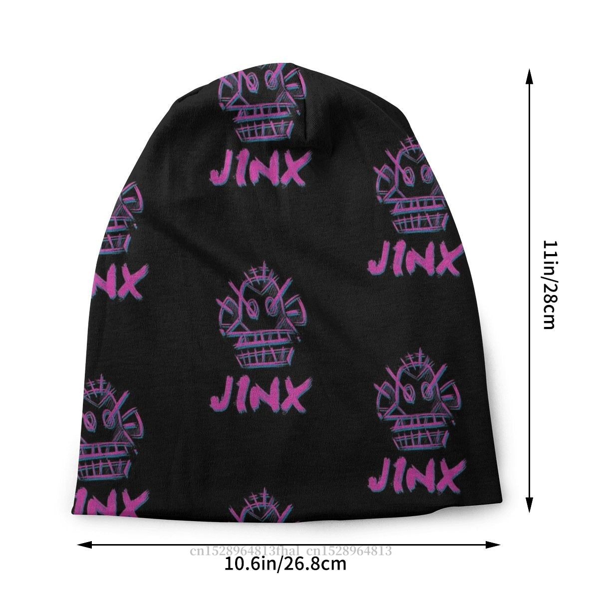 Arcane Jinx Logo Bonnet Hat - League of Legends Fan Store