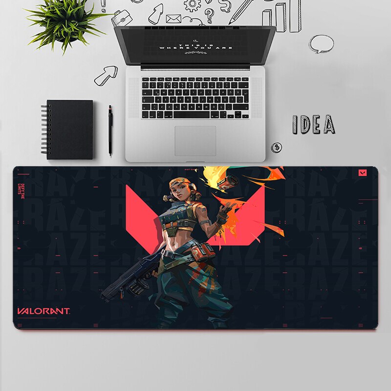 Valorant Raze Mousepads | Valorant Gaming Desk Mat Collection