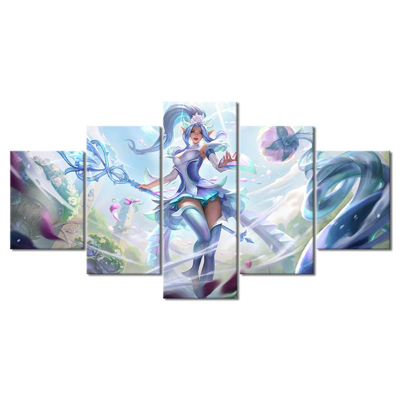 "Crystal Rose" Janna Poster - Canvas Painting - League of Legends Fan Store