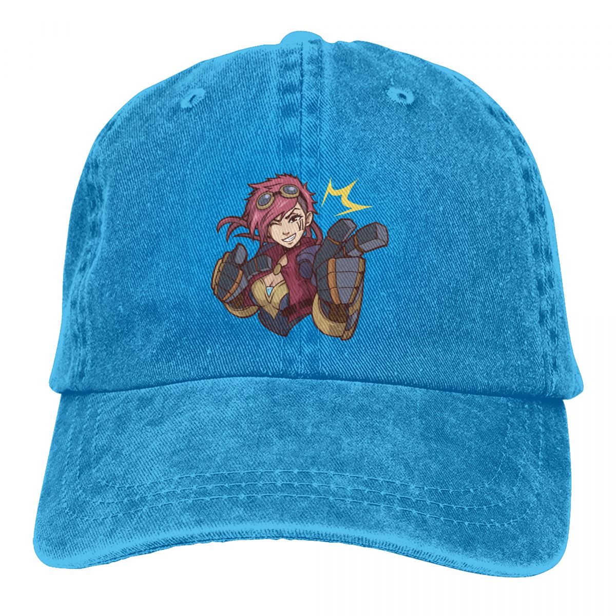 Arcane Vi Hat Sun Visor Baseball Cap - League of Legends Fan Store