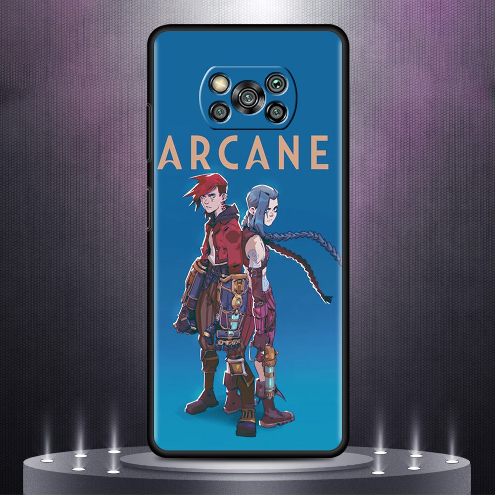 Collection 3 Silicone Phone Case For Xiaomi Mi Poco X3 NFC 11 Lite 11T Pro Note 10 10T 9 9T A2 M3 F3 F1 Shell Soft Cover Arcane Hot Anime Sac - League of Legends Fan Store