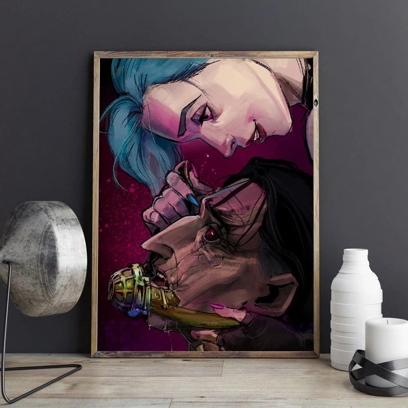 "The First Animated Drama" Arcane Series Poster - Canvas Painting - League of Legends Fan Store